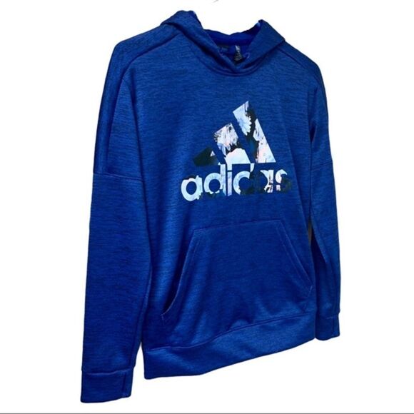 Adidas Bright Blue & Black SweatShirt - Picture 7 of 9
